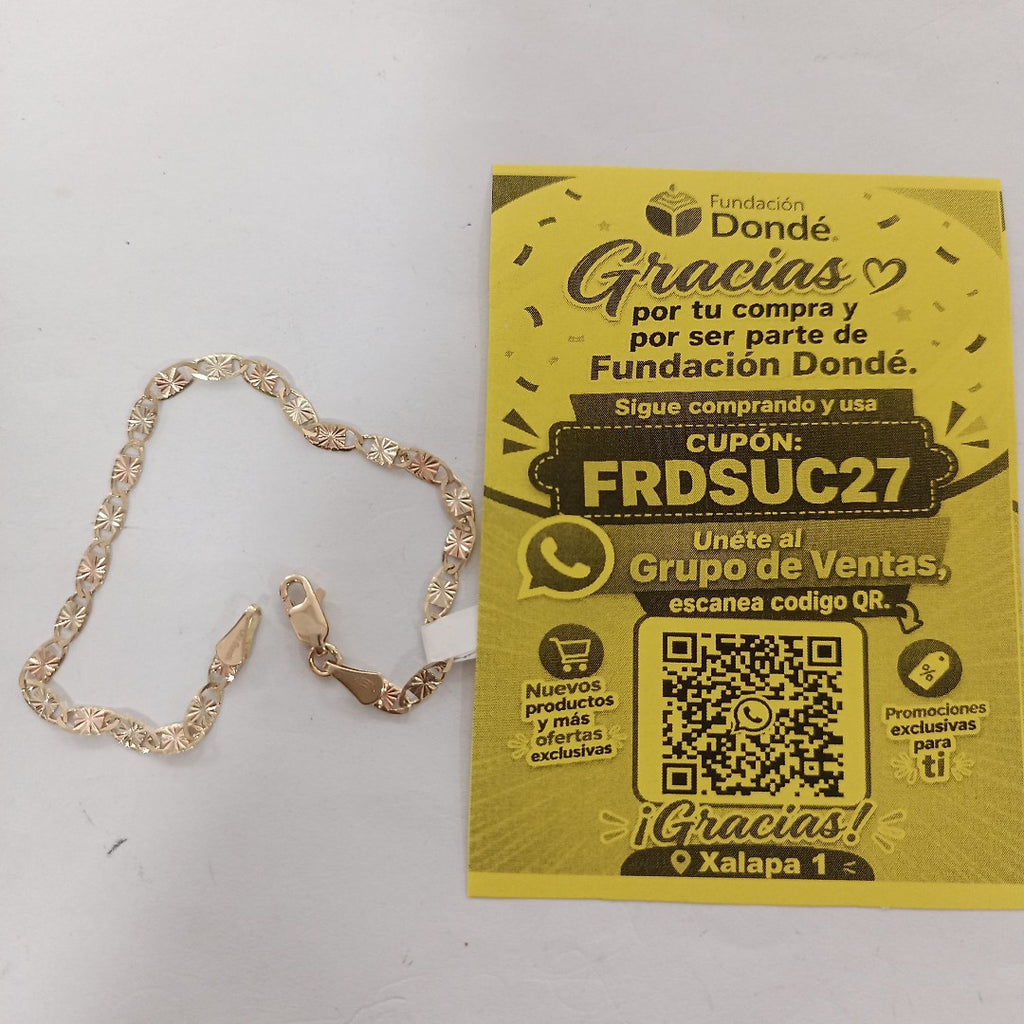 PULSERA GUCHI 14K 18 CM 2.8 GR (NUEVO)