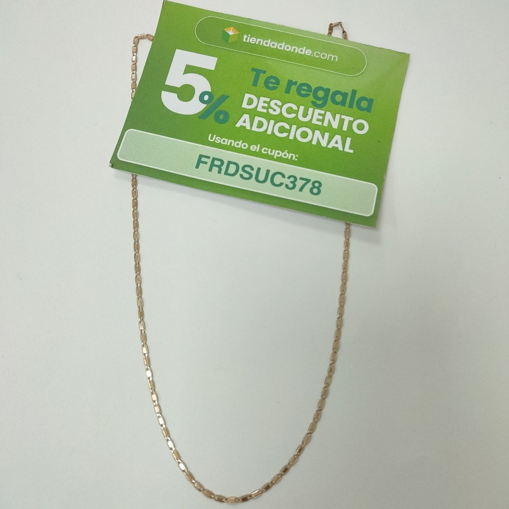 CADENA ORO 14 K 3,60 GRMS (SEMINUEVO)