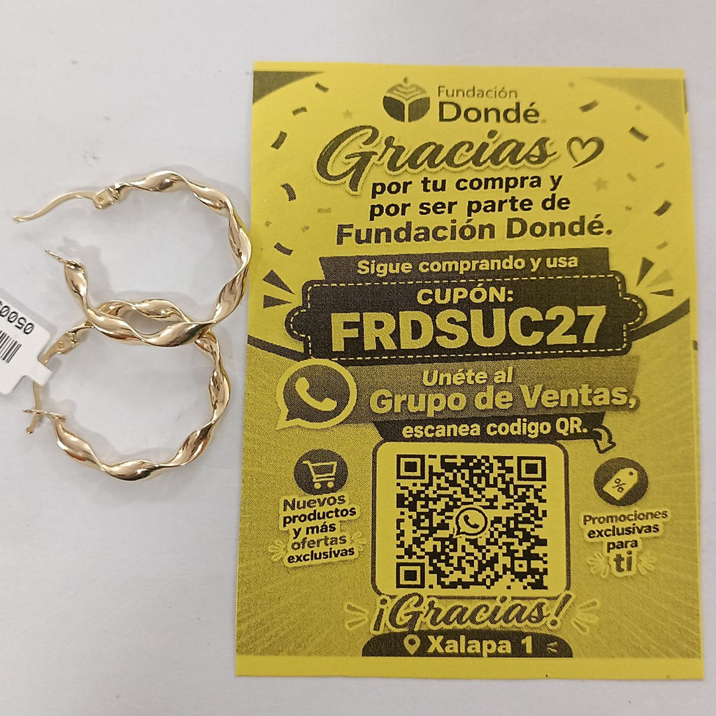 ARRACADAS ORO 10K 2 (NUEVO)