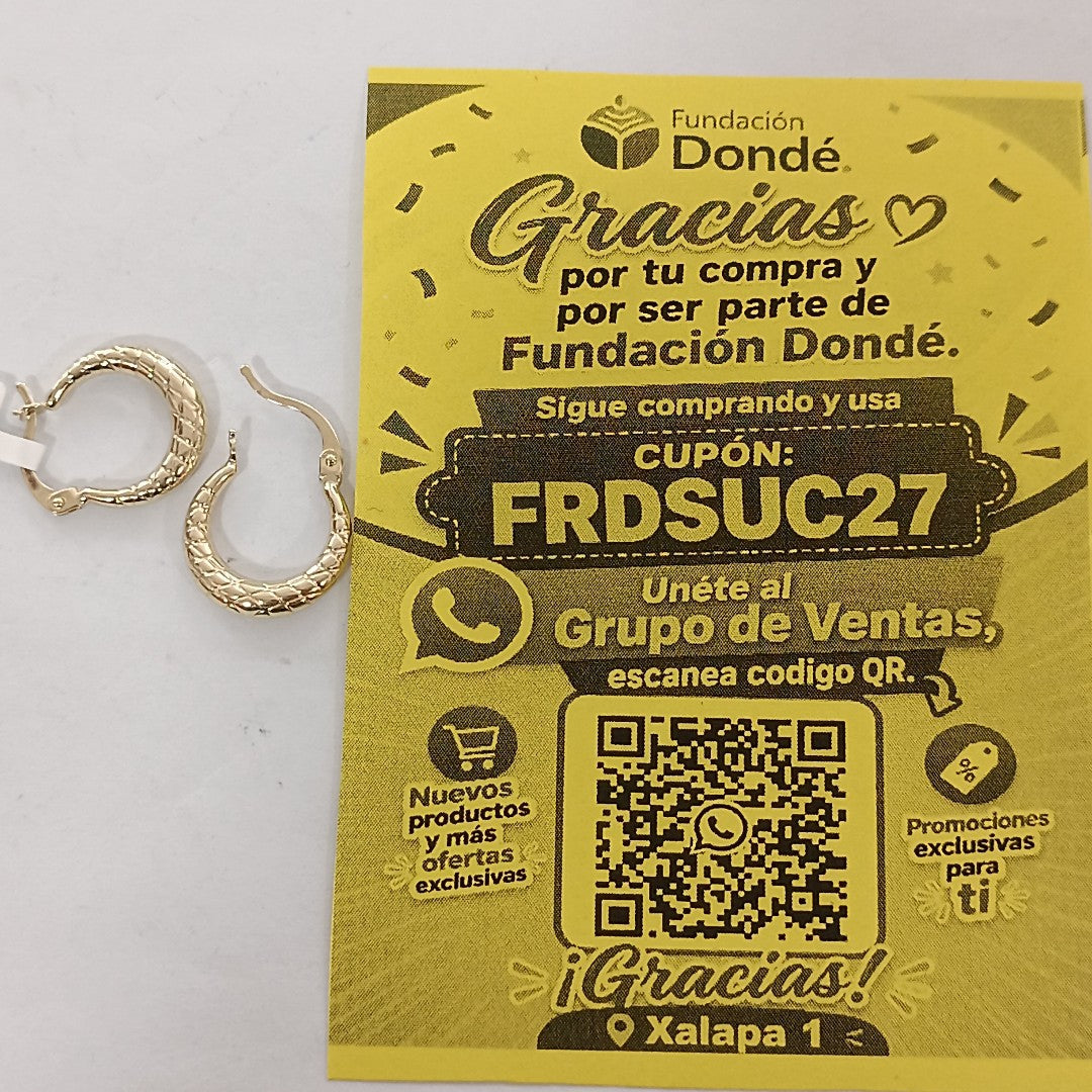ARRACADAS ORO 10K 1 (NUEVO)