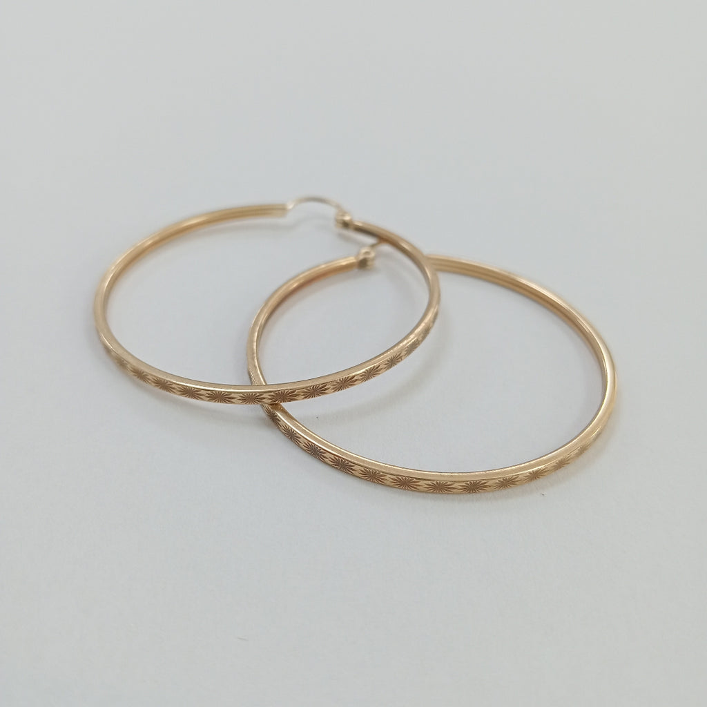 ARRACADAS PAR ORO 10 K 3.9 GRMS (SEMINUEVO)