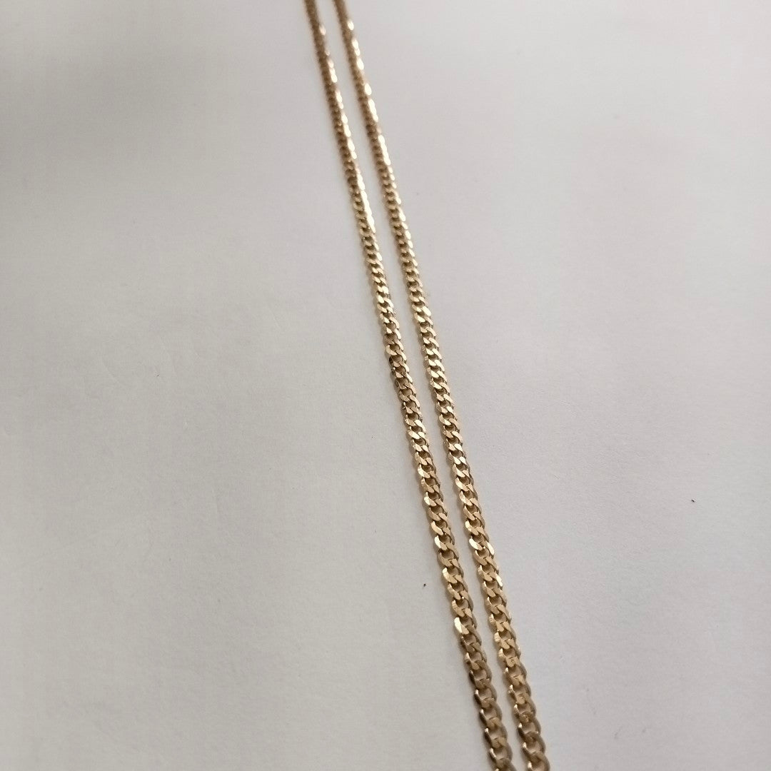 CADENA BARBADA 14K 55 CM 5.9 GR (NUEVO)
