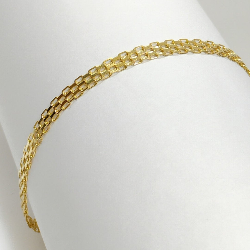 PULSERA ESPECIAL 10K 21 CM 4.4 GR (NUEVO)