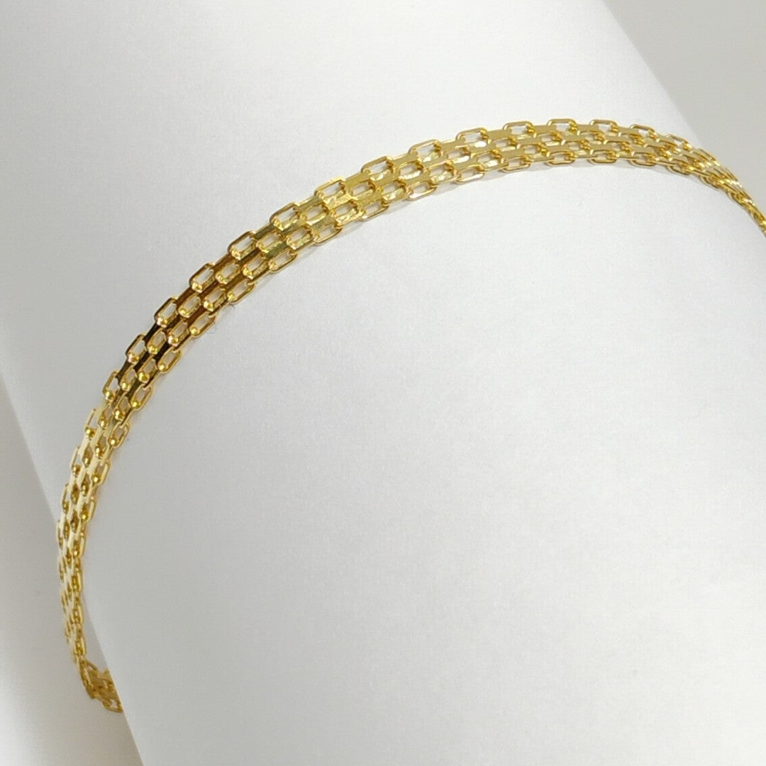 PULSERA ESPECIAL 10K 21 CM 4.4 GR (NUEVO)