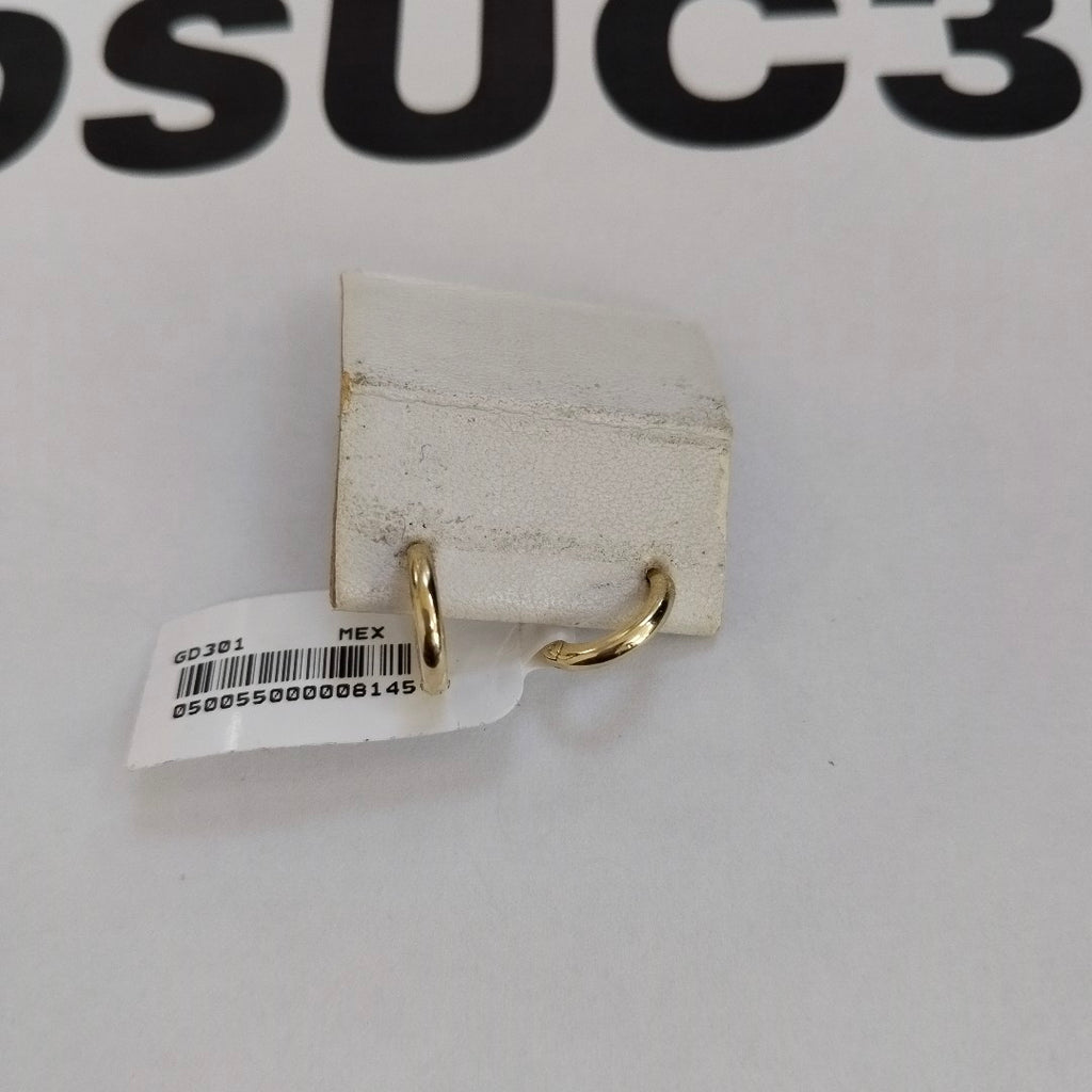 ARETES ARRACADAS LISAS 10K 1.2 GR (NUEVO)