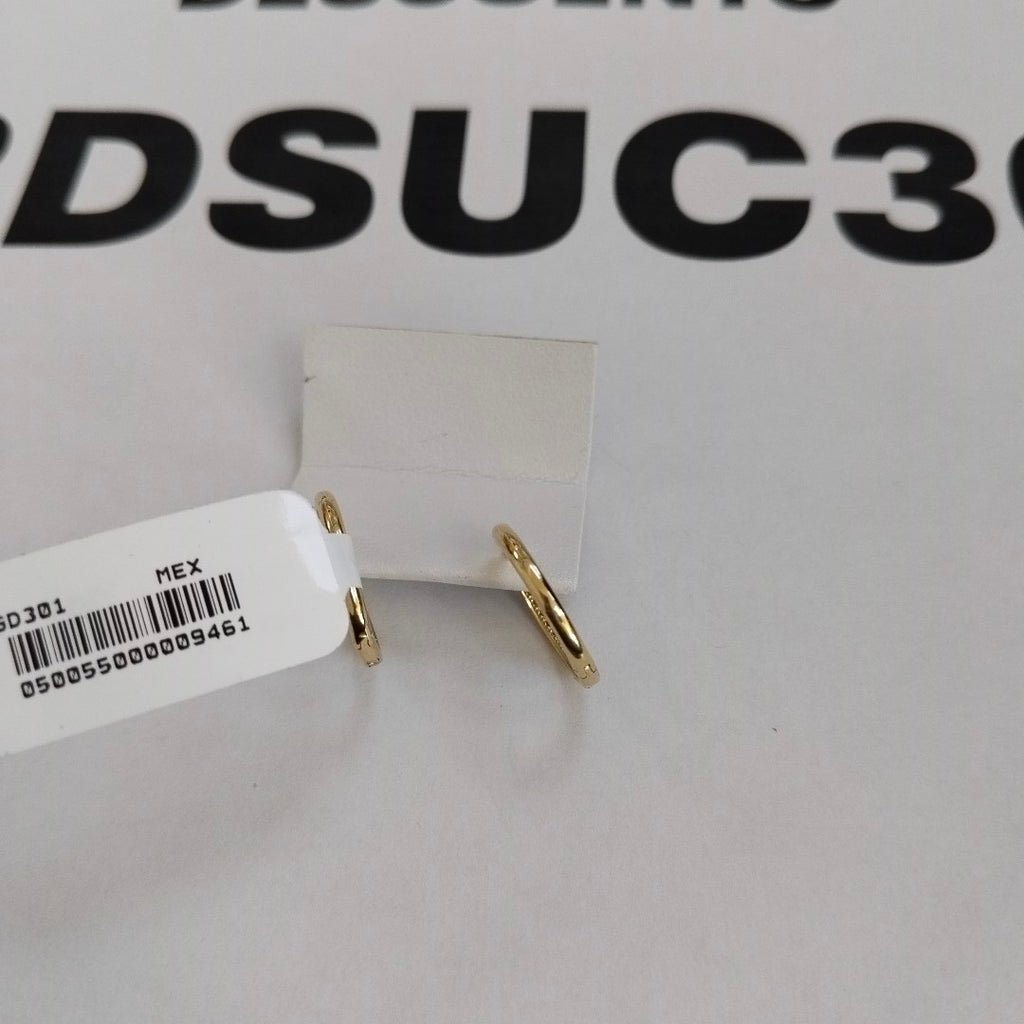 ARETES ARRACADAS C CIRCONIAS 14K 2 GR (NUEVO)
