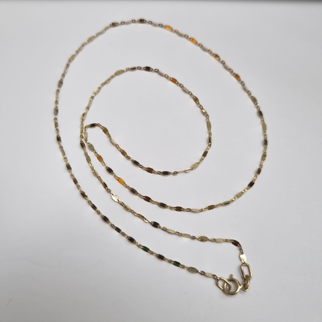 CADENA ORO 10 K 0.9 GRMS (SEMINUEVO)