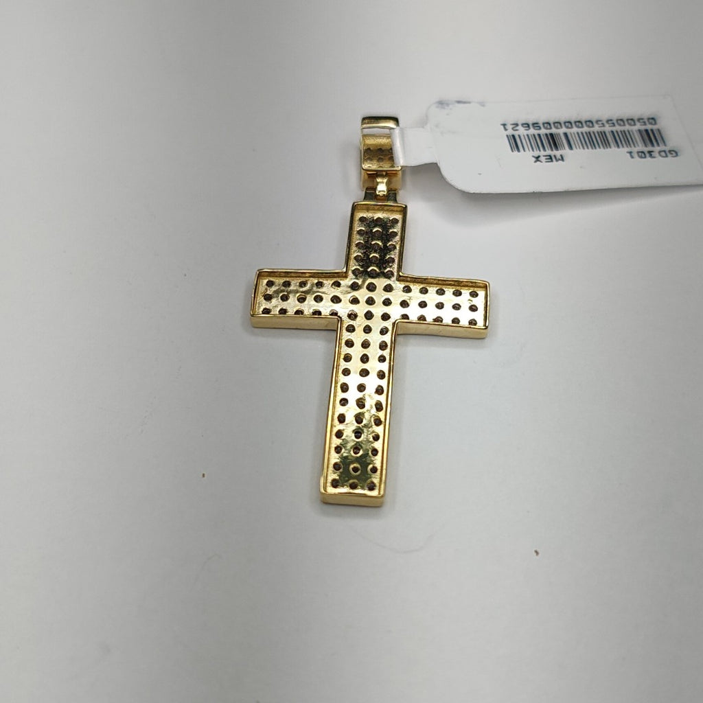 DIJE CRUZ C CIRCONIAS 14K 5.1 GR (NUEVO)