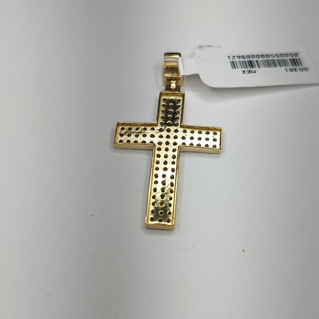 DIJE CRUZ C CIRCONIAS 14K 5.1 GR (NUEVO)
