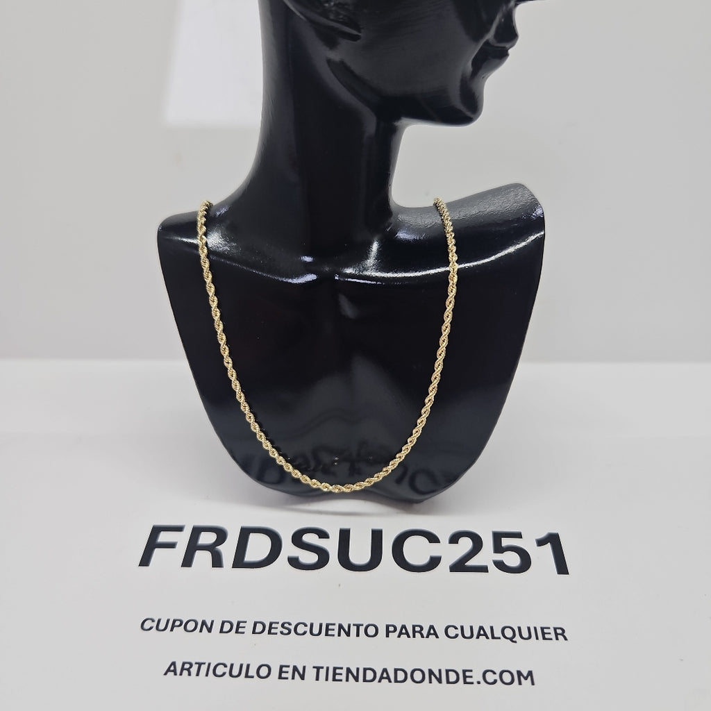 CADENA TORZAL 10K 55 CM 4.6 GR (NUEVO)