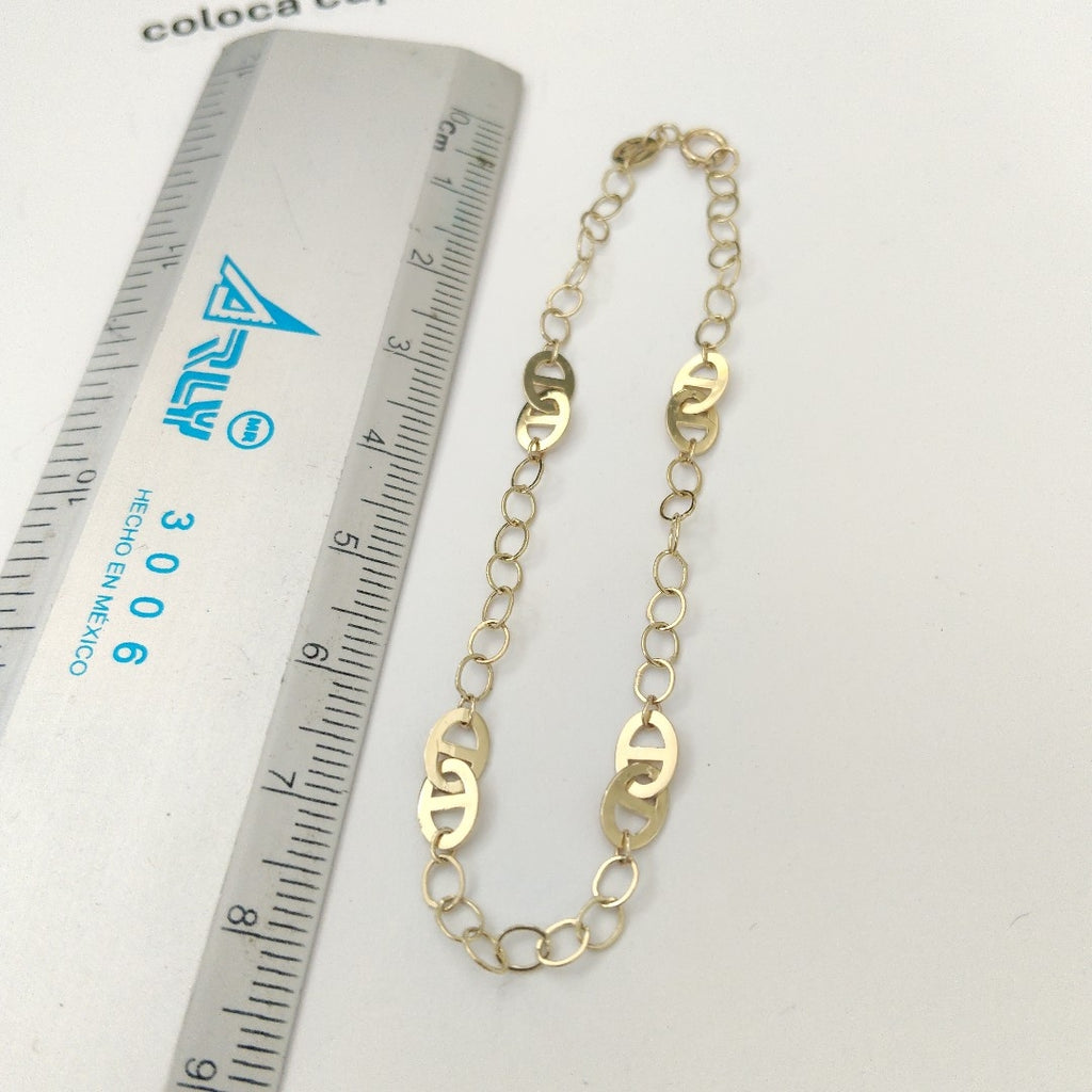 PULSERA ESPECIAL 14K 18 CM 1.5 GR (NUEVO)
