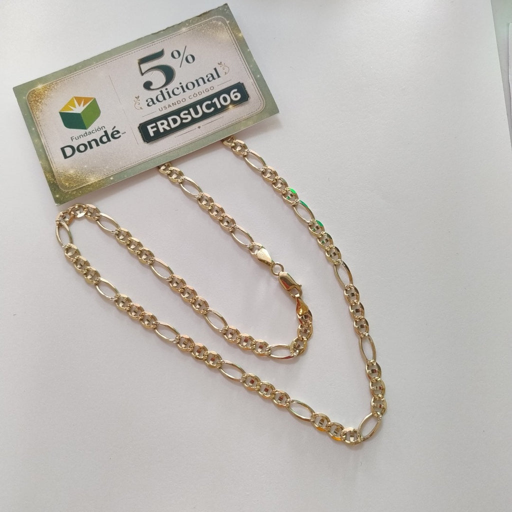 CADENA ORO,ORO COMBINADO 10 K 19,10 GRMS (SEMINUEVO)