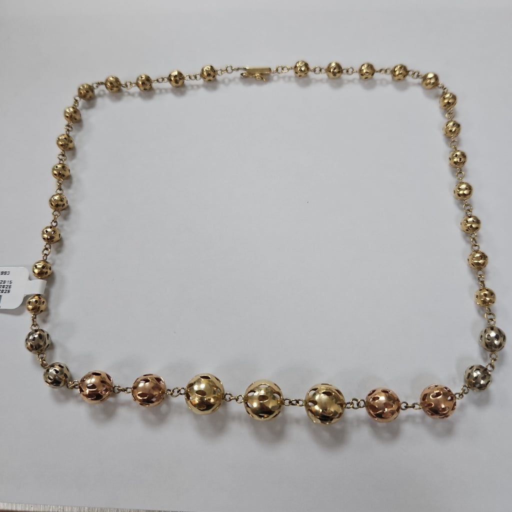 COLLAR ORO COMBINADO 14 K 24,80 GRMS (SEMINUEVO)