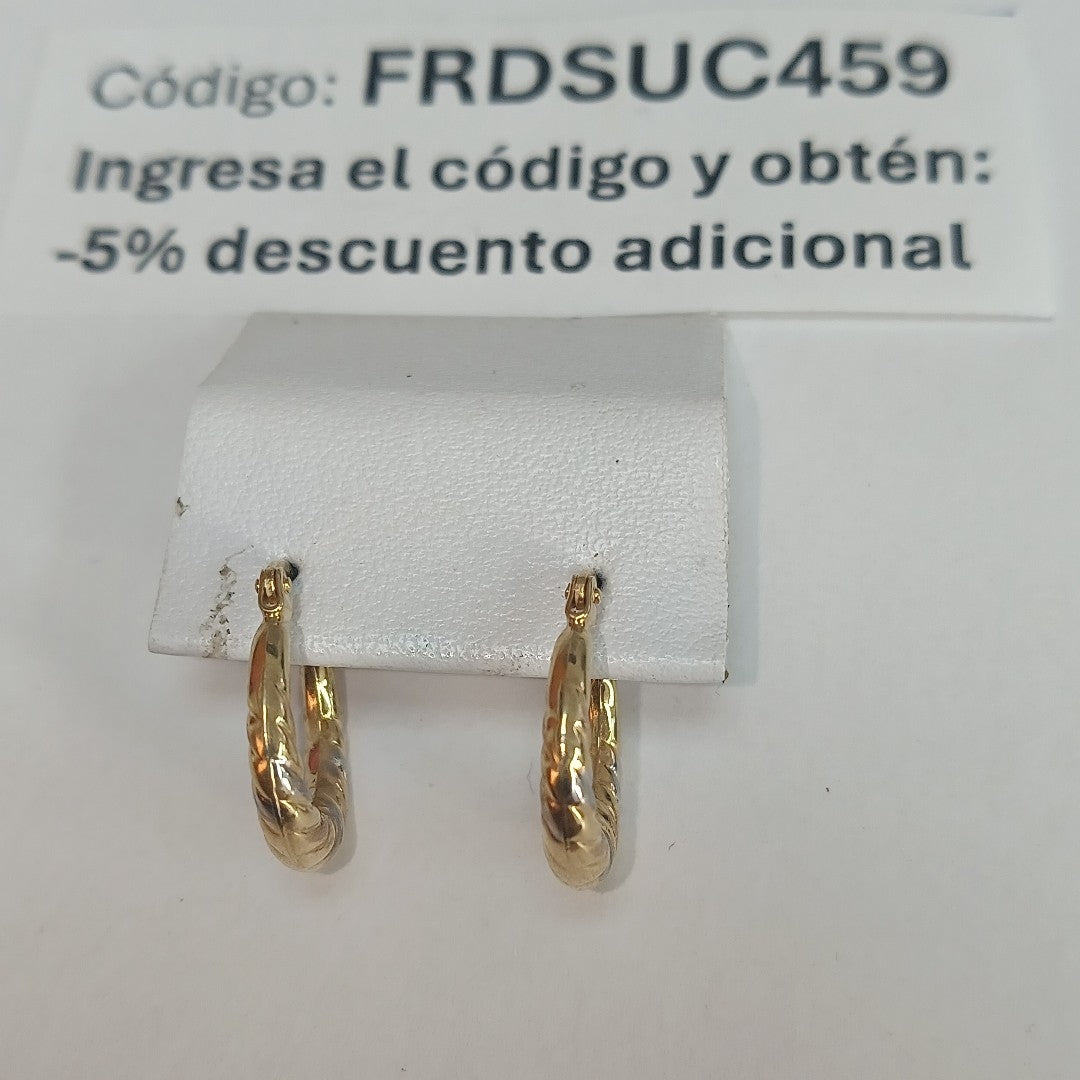 ARRACADAS ORO 14K 1.1 (NUEVO)