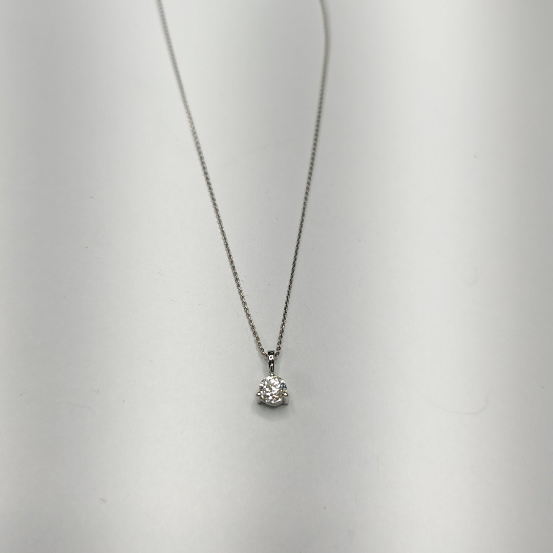 GARGANTILLA ORO, ORO BLANCO 14 K 1.3 GRMS (SEMINUEVO)