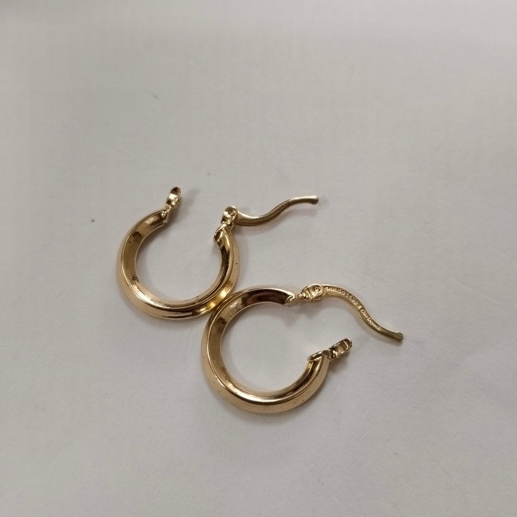 ARETES ARRACADAS CON CIRCONIAS 14K 2.4 GR (NUEVO)