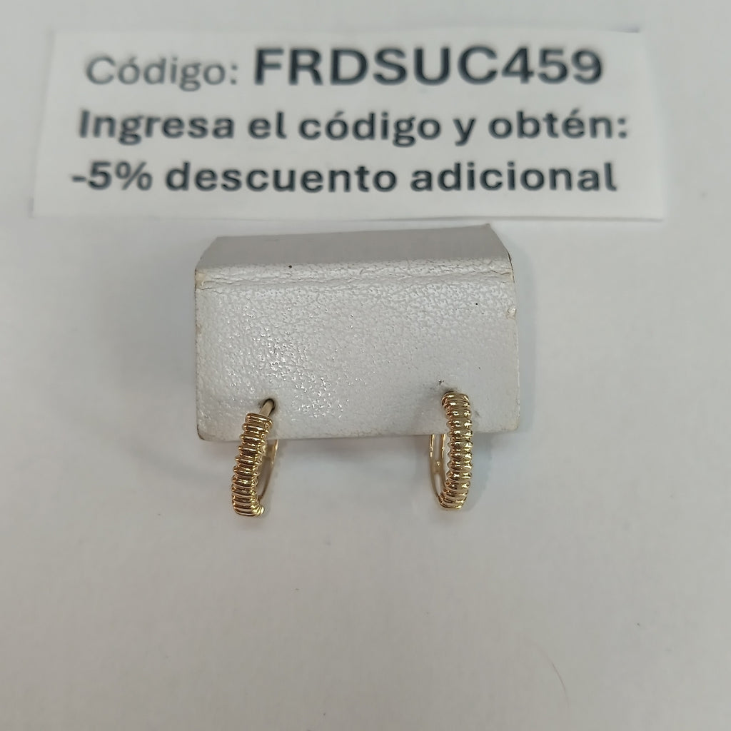 HUGGIES ORO 14K 1.2 (NUEVO)