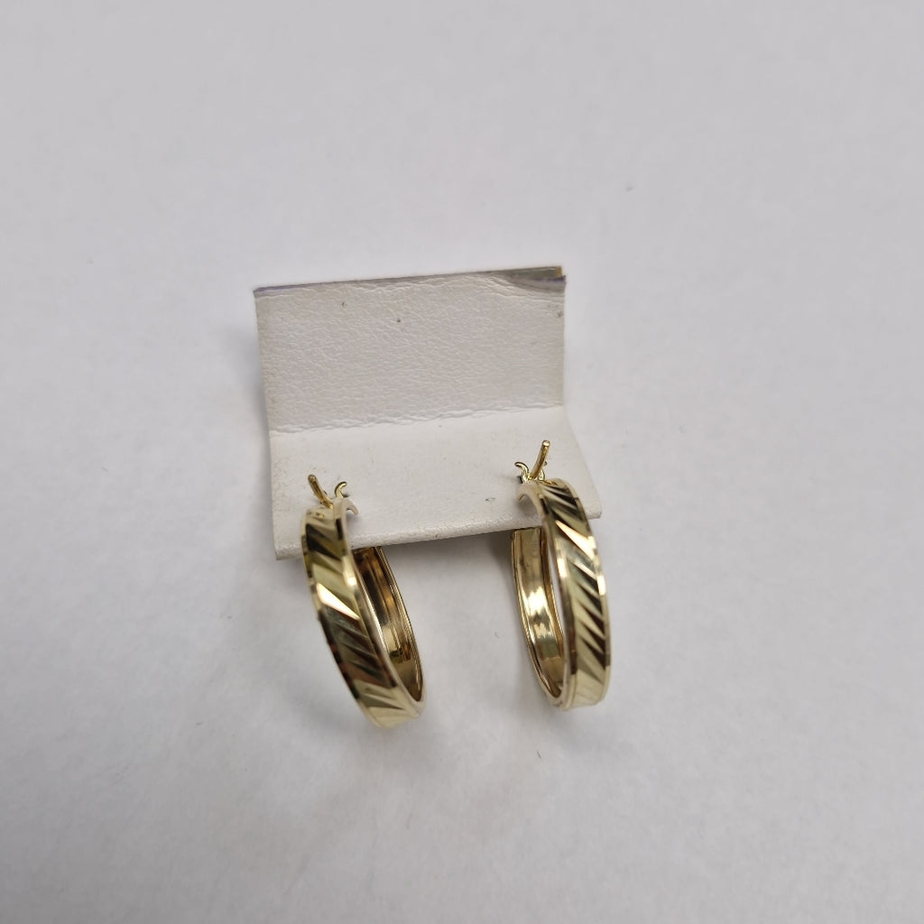 ARETES ARRACADAS LABRADAS 10K 2.2 GR (NUEVO)