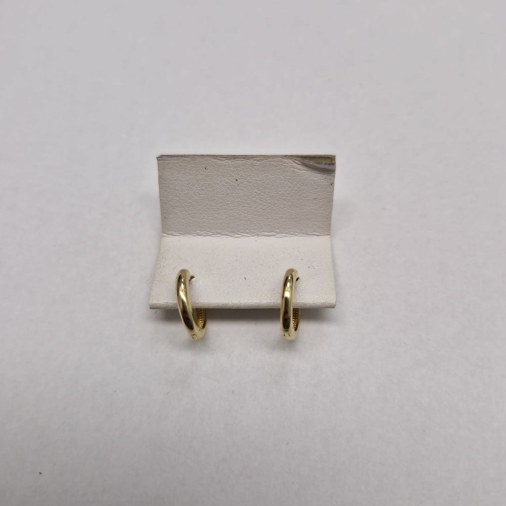 ARETES ARRACADAS LISAS 10K 1.2 GR (NUEVO)