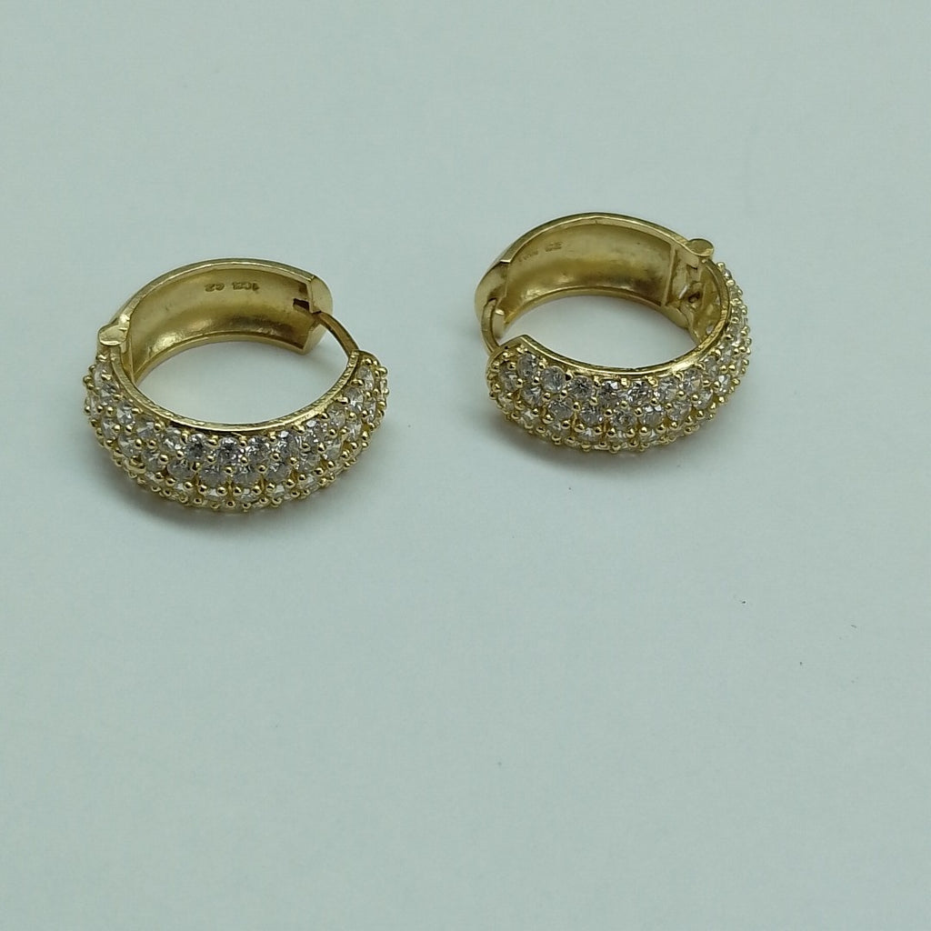 ARRACADAS PAR ORO 10 K 7.4 GRMS (SEMINUEVO)