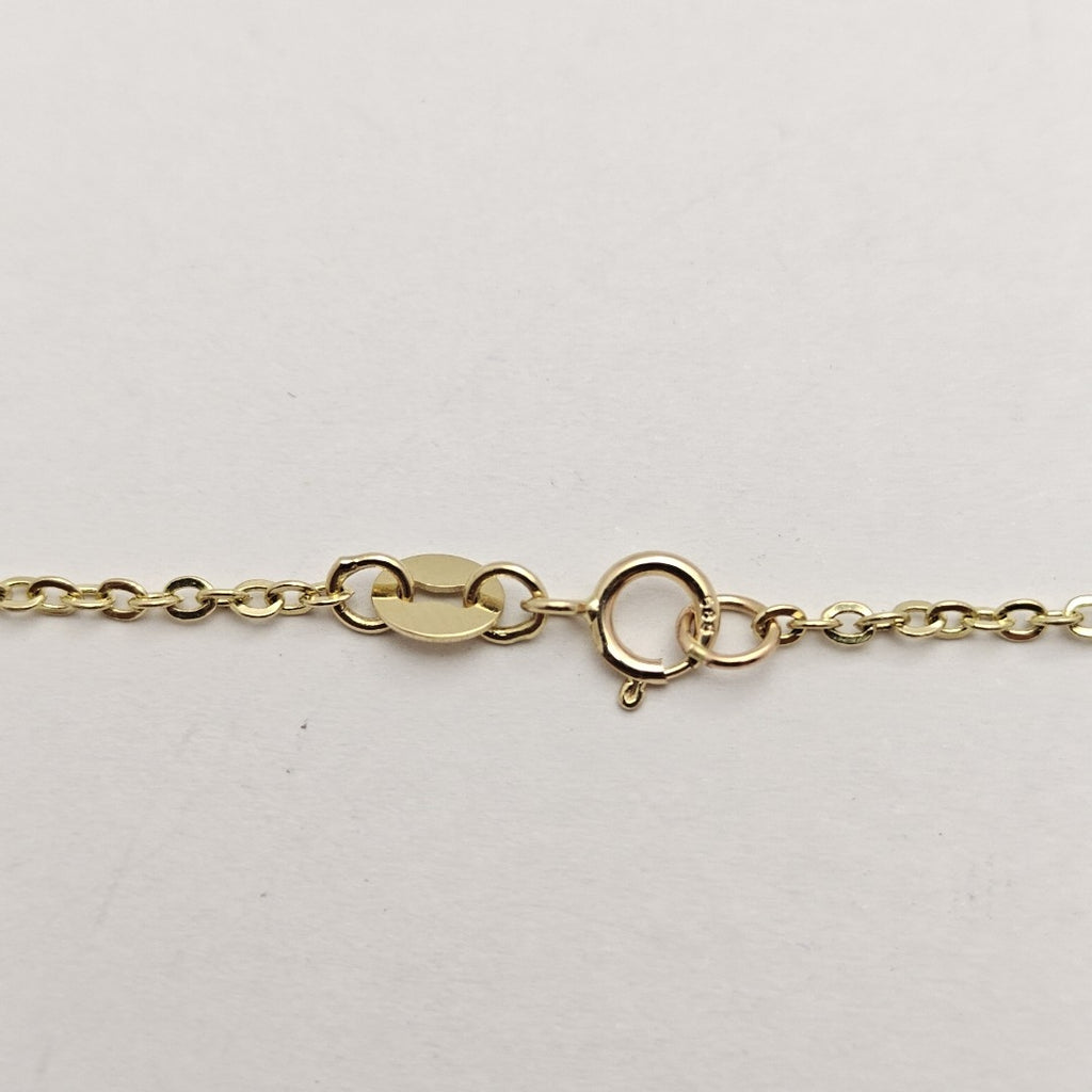 PULSERA TEJIDO ESPECIAL MARIPOSA CON ESMALTE 14K 18 CM 1.8 GR (NUEVO)