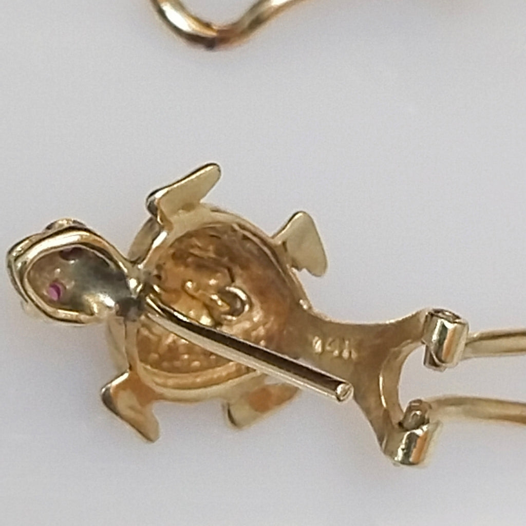 ARETES PAR ORO 14 K 3,60 GRMS (SEMINUEVO)