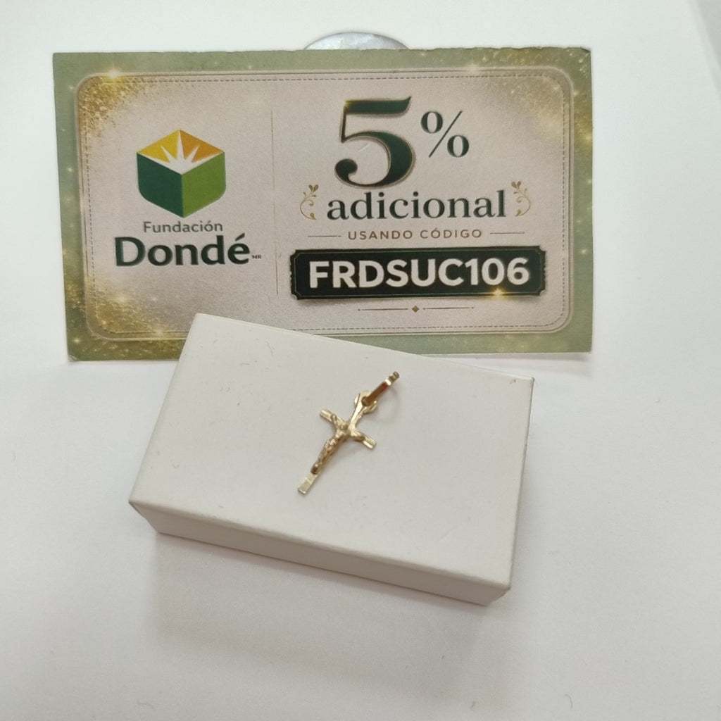 CRUCIFIJO ORO 10 K 0.3 GRMS (SEMINUEVO)