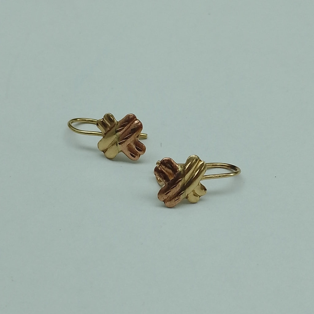 ARETES PAR ORO 10 K 1,00 GRMS (SEMINUEVO)