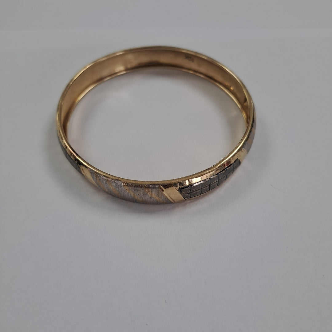 PULSERA RIGIDA ORO 10 K 7.8 GRMS (SEMINUEVO)