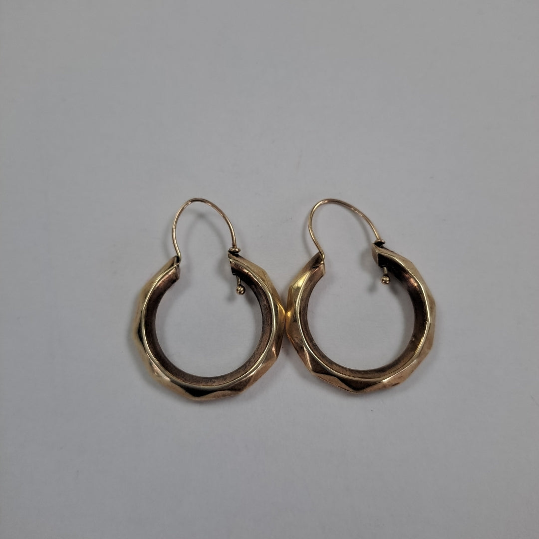 ARRACADAS PAR ORO 10 K 1.7 GRMS (SEMINUEVO)