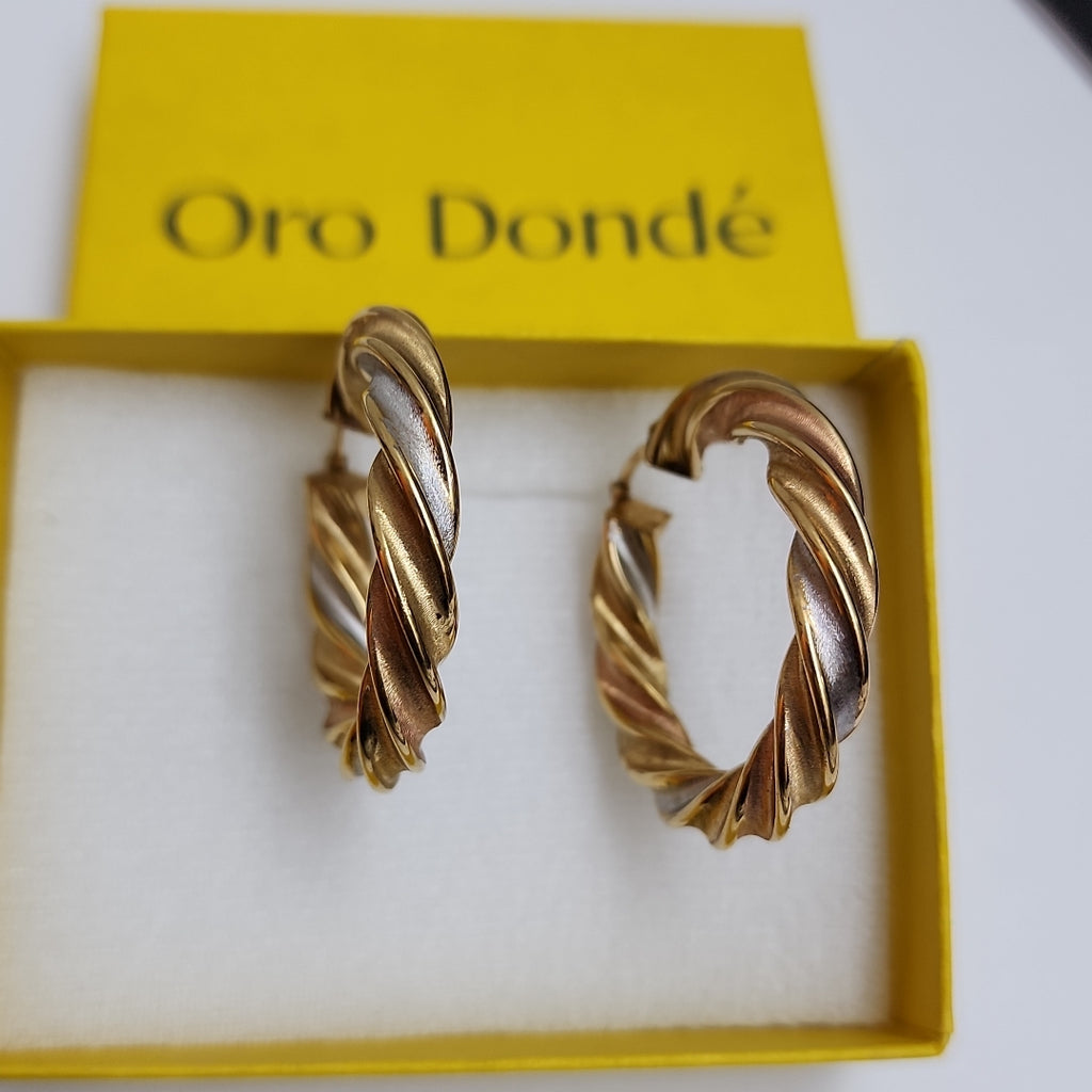 ARRACADAS PAR ORO 10 K 6,60 GRMS (SEMINUEVO)
