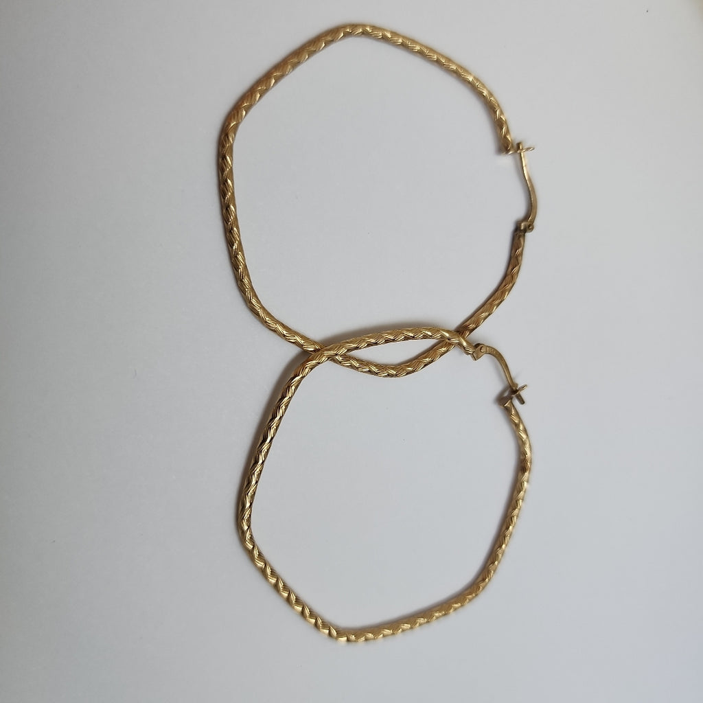 ARRACADAS PAR ORO 10 K 3,50 GRMS (SEMINUEVO)
