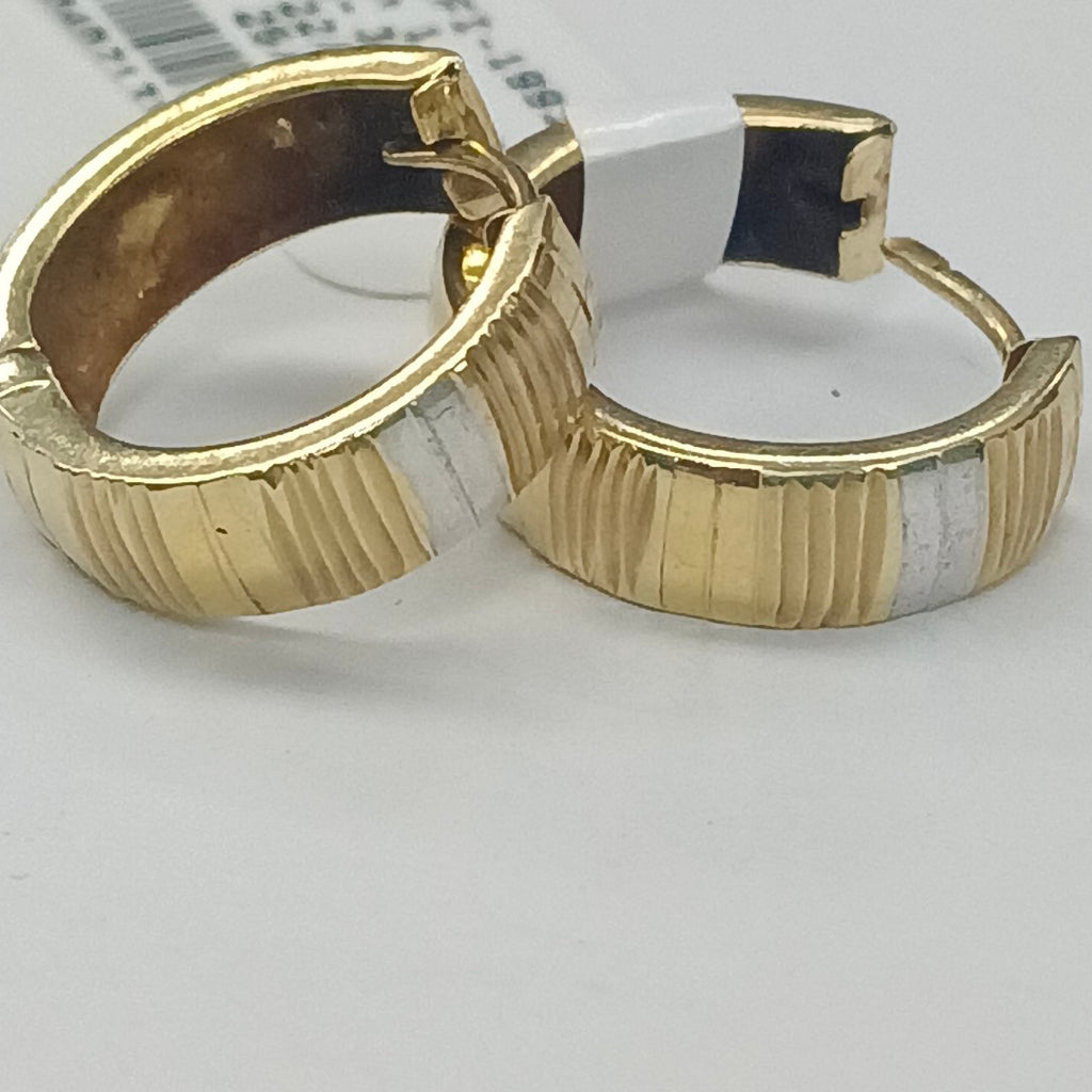 ARRACADAS PAR ORO 14 K 2.7 GRMS (SEMINUEVO)
