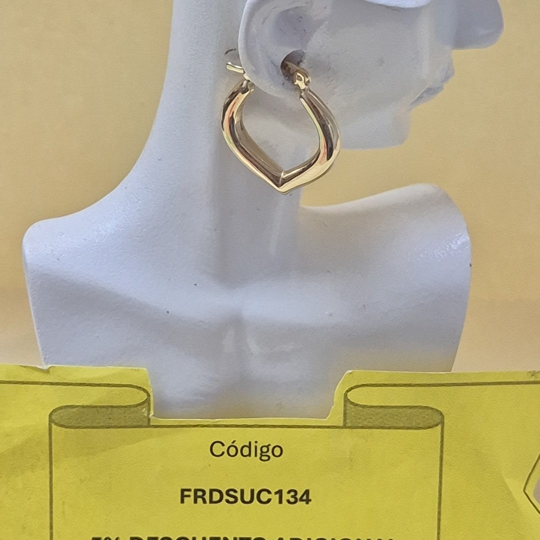 ARETES ARRACADAS 14K 2 GR (NUEVO)