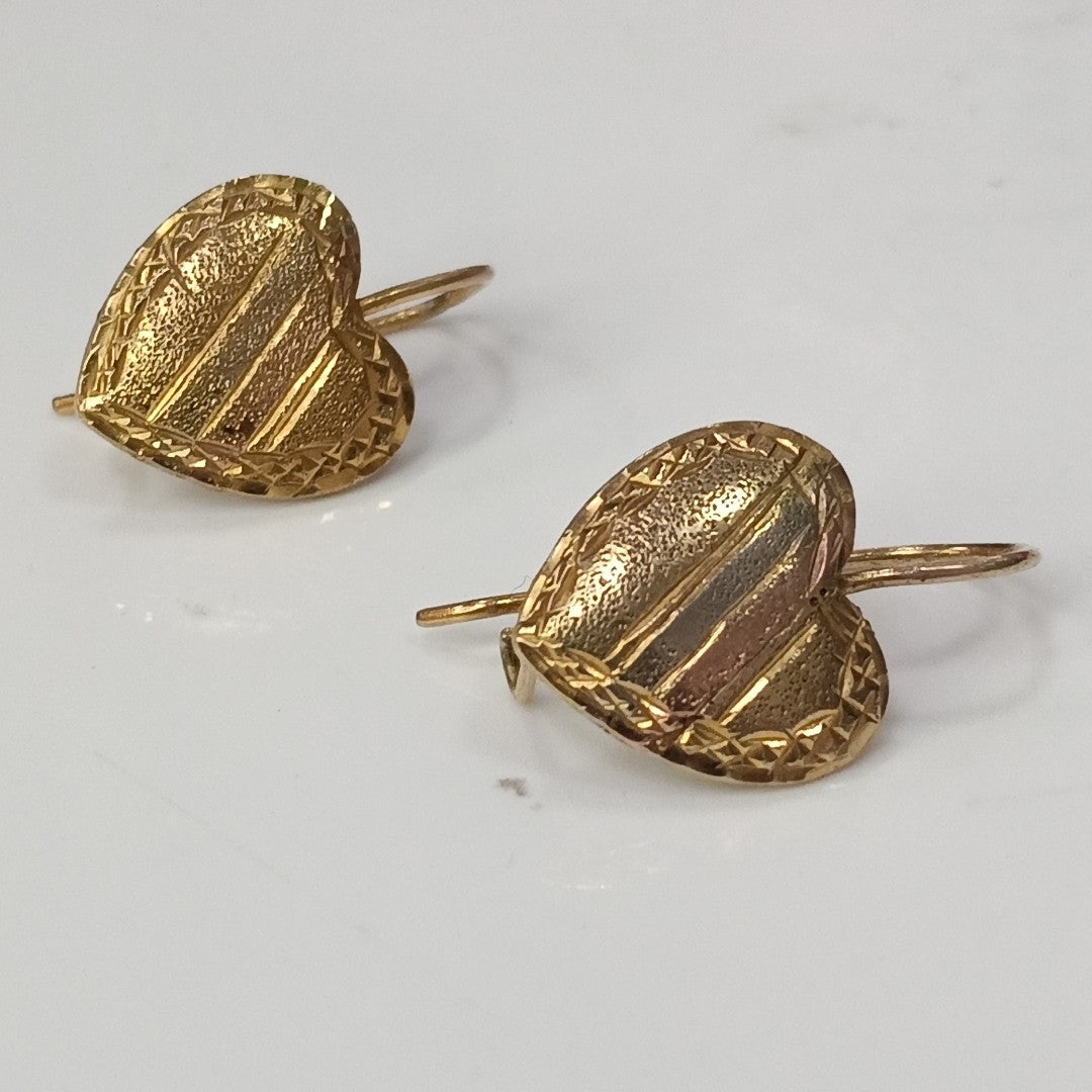 ARETES PAR ORO 10 K 1 GRMS (SEMINUEVO)