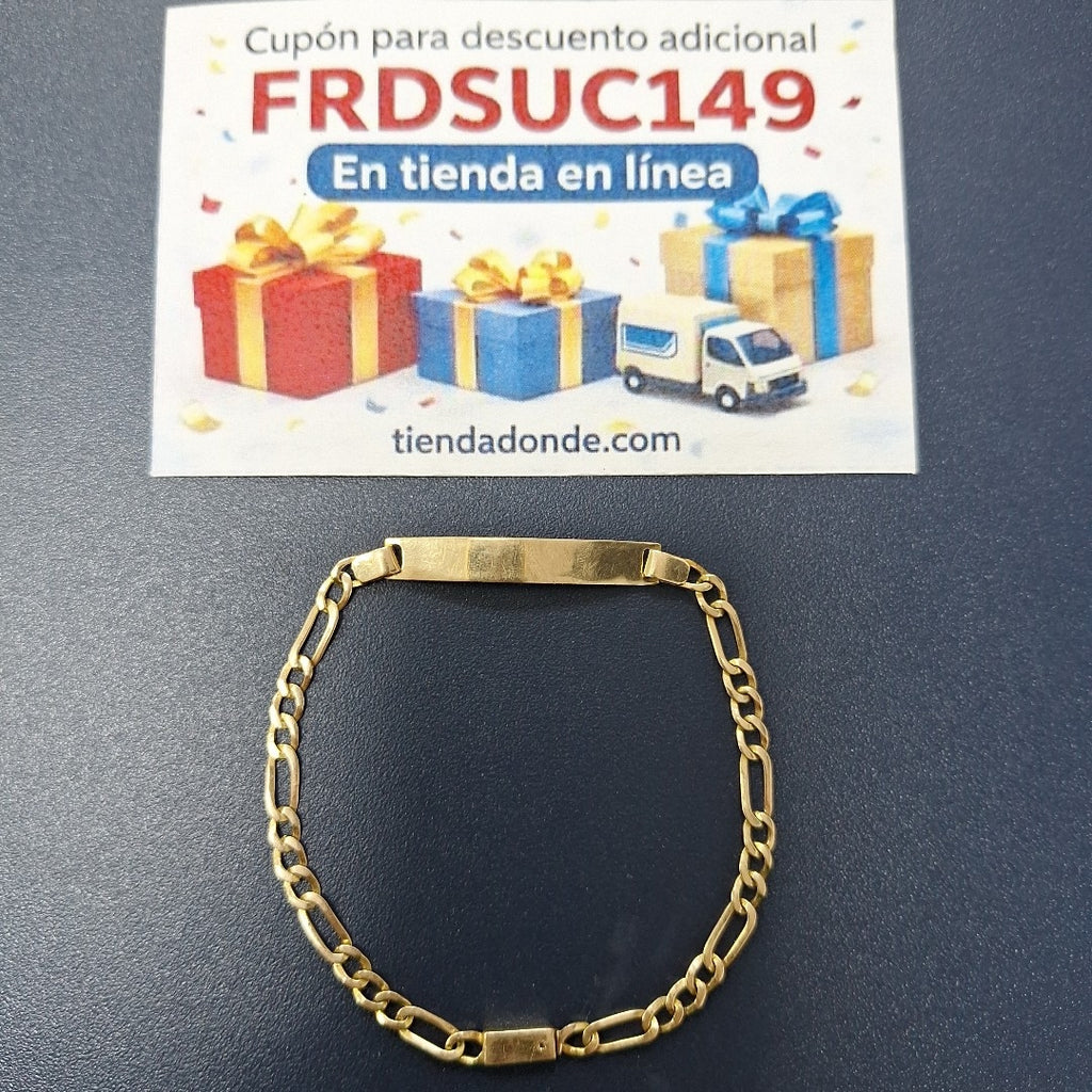 ESCLAVA ORO 10 K 3.4 GRMS (SEMINUEVO)