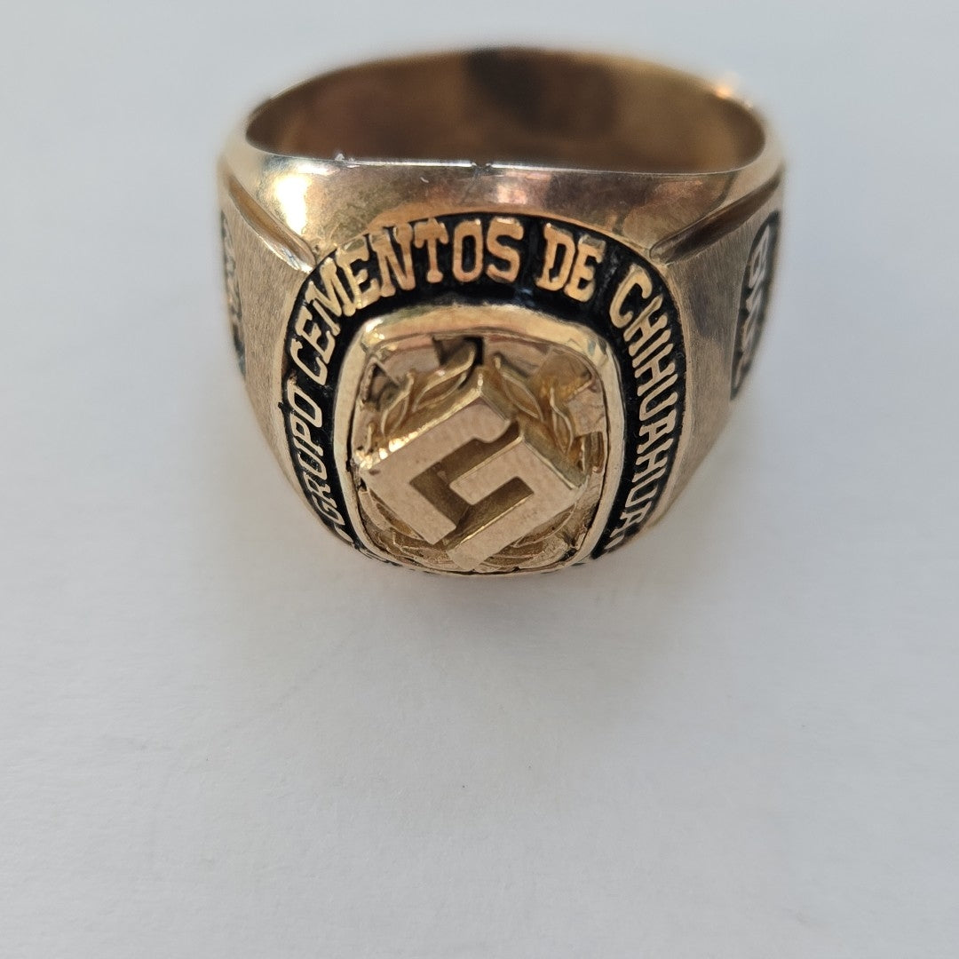 ANILLO ORO 10 K 18.8 GRMS (SEMINUEVO)