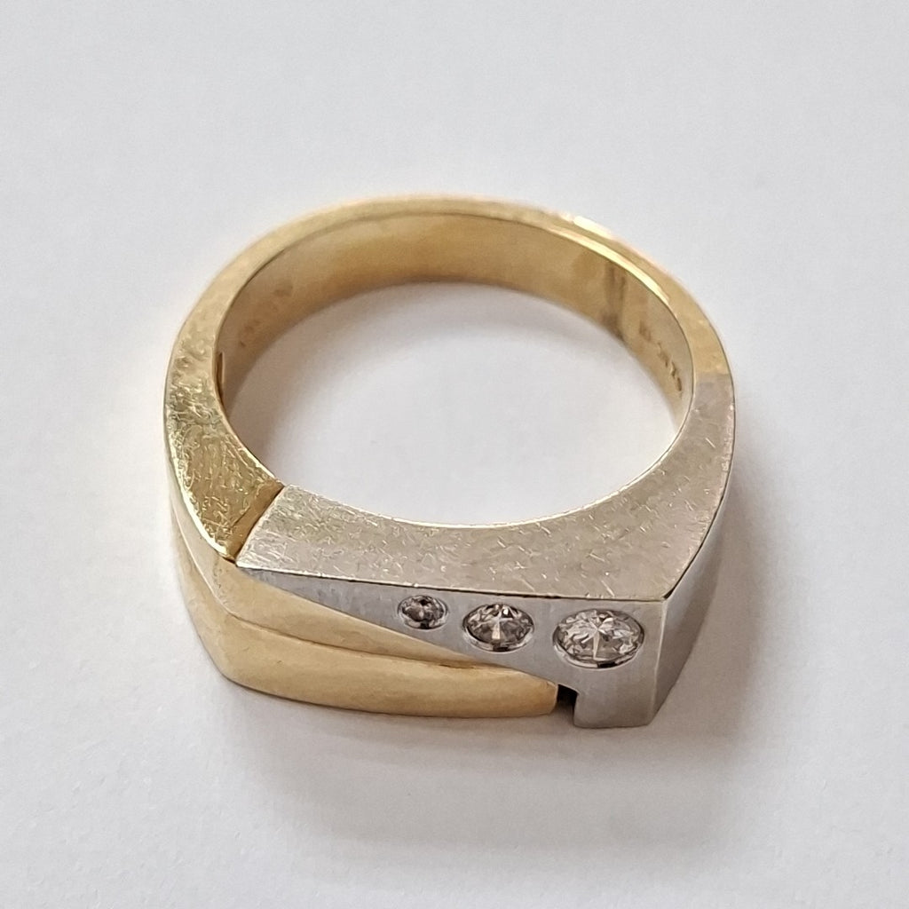 ANILLO ORO 14 K 9.5 GRMS (SEMINUEVO)