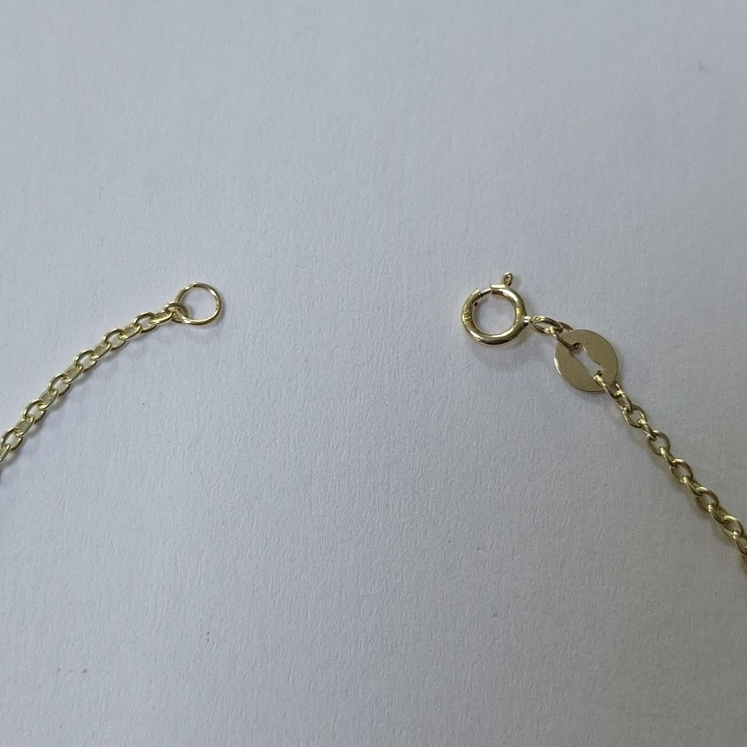 PULSERA ESPECIAL CON DIJES ELEFANTES 10K 18 CM 2.1 GR (NUEVO)