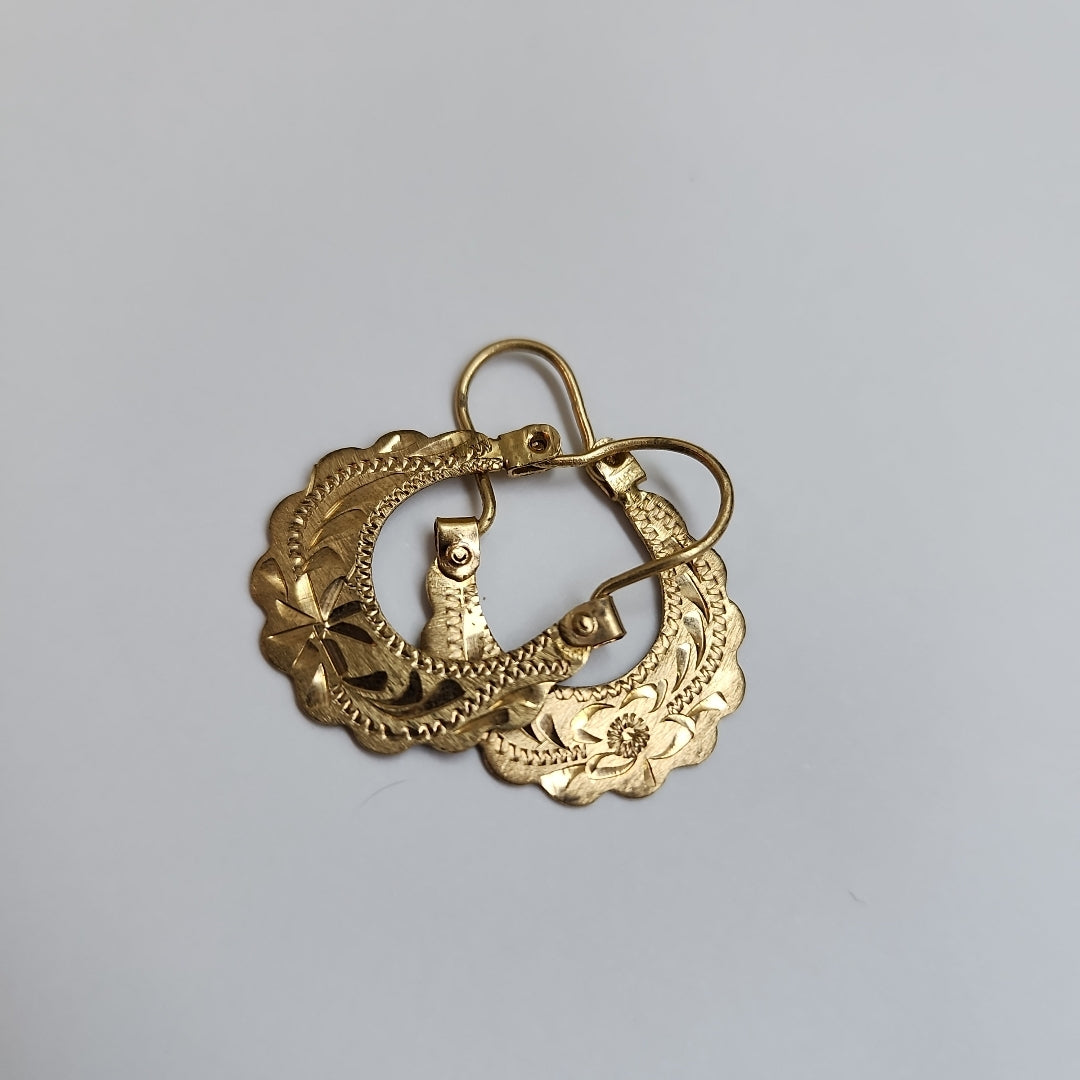 ARRACADAS PAR ORO 10 K 2,50 GRMS (SEMINUEVO)