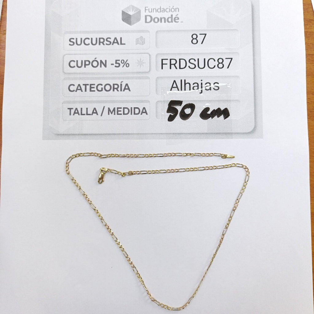 CADENA ORO 14 K 4.1 GRMS (SEMINUEVO)