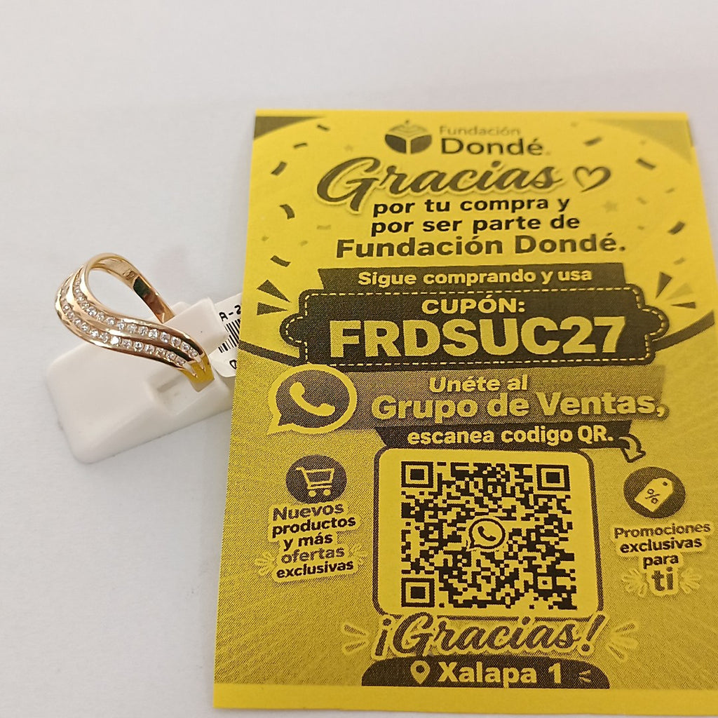 ANILLOS DAMA ORO 14K 2 (NUEVO)