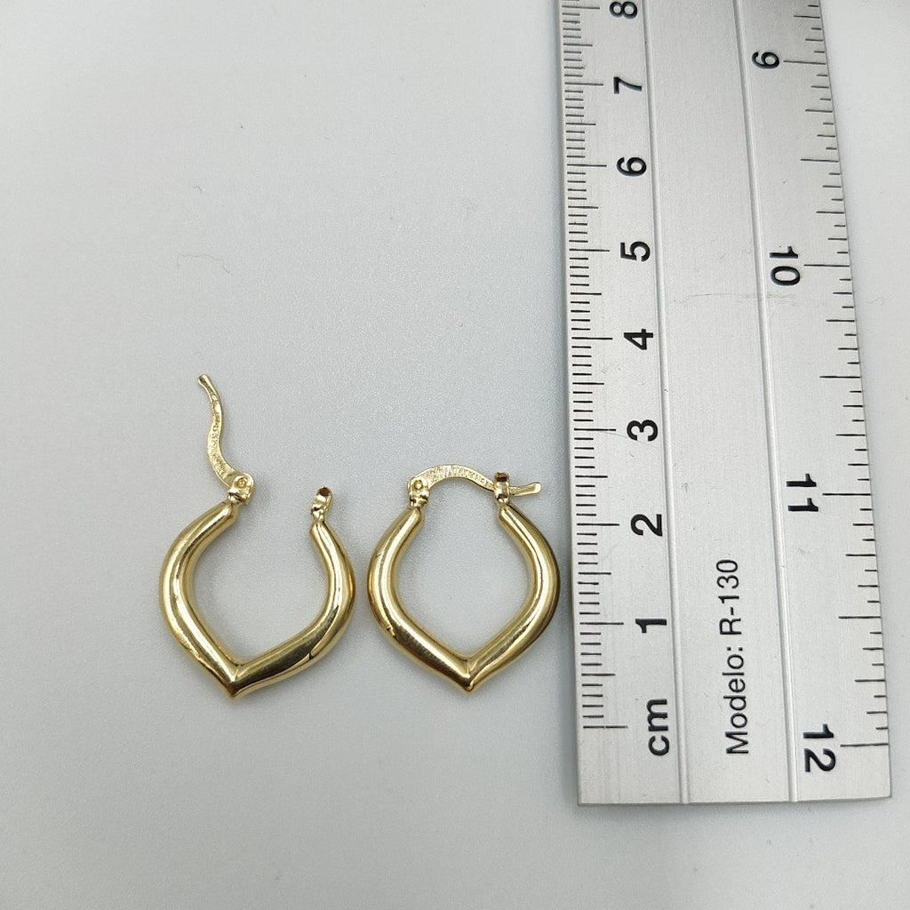 ARETES ARRACADAS 14K 2.1 GR (NUEVO)