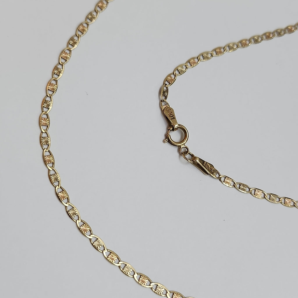 CADENA ORO COMBINADO 10 K 2.7 GRMS (SEMINUEVO)