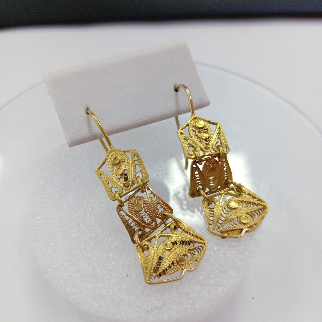 ARETES PAR ORO 8 K 3.5 GRMS (SEMINUEVO)