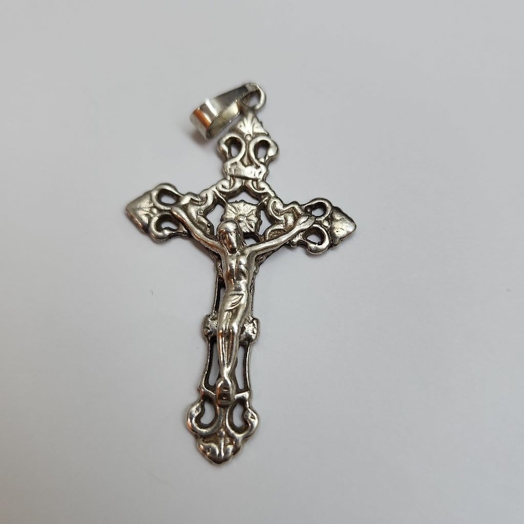 CADENA, CRUCIFIJO PLATA 50.5 GRMS (SEMINUEVO)