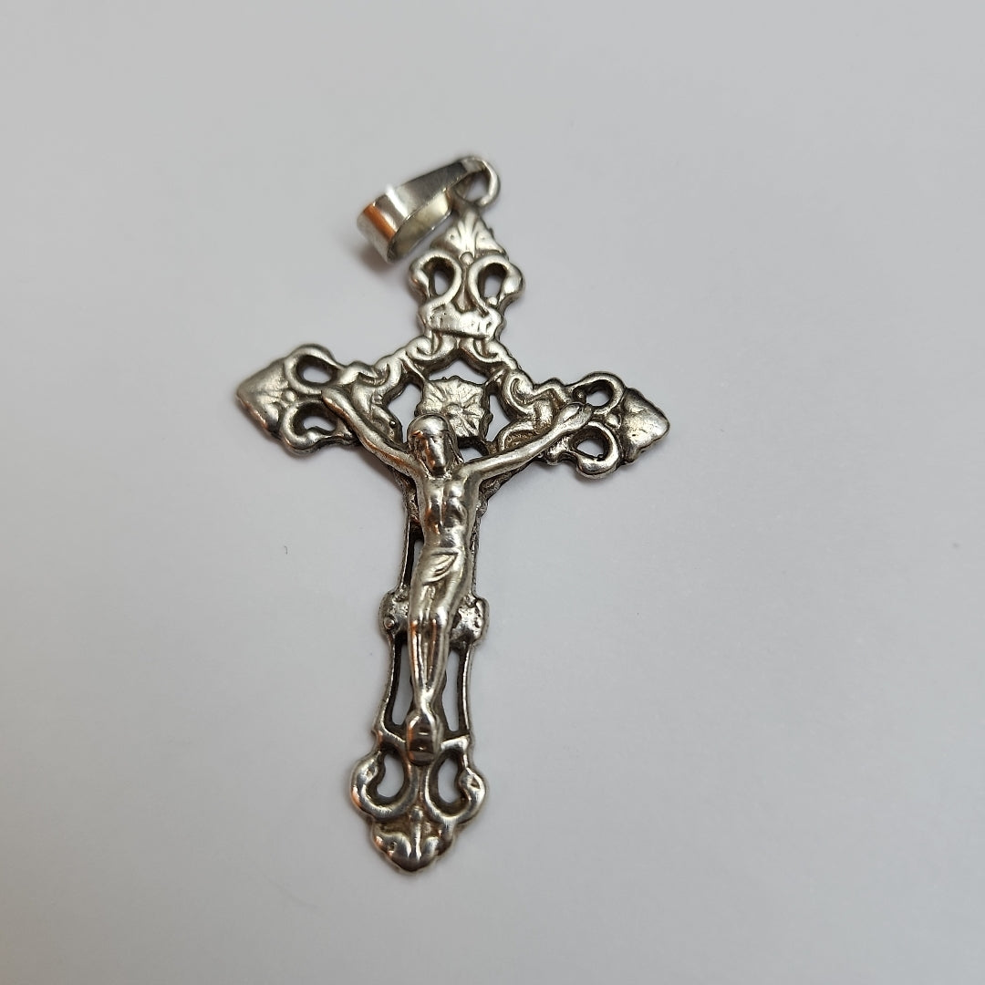 CADENA, CRUCIFIJO PLATA 50.5 GRMS (SEMINUEVO)