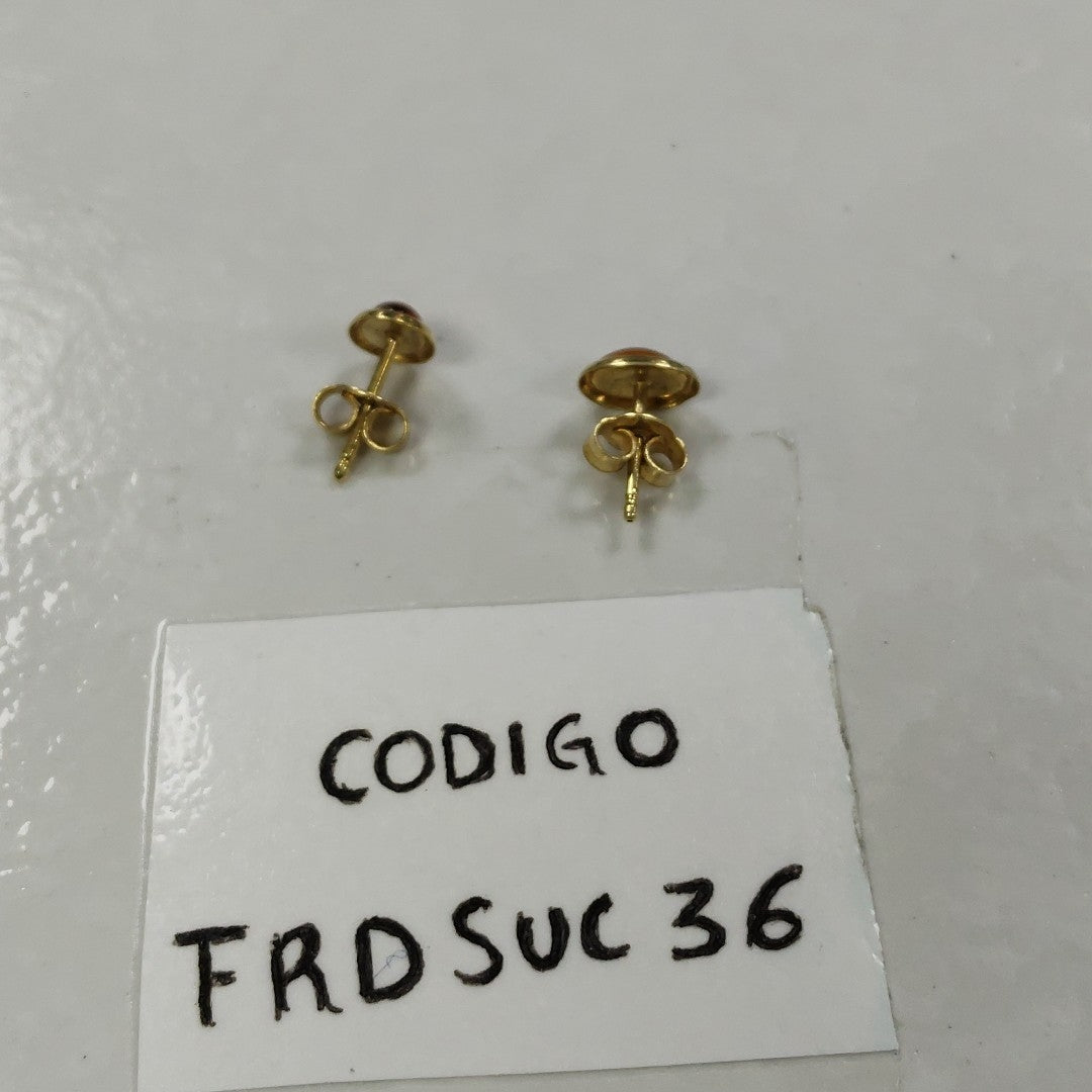 BROQUELES PAR ORO 14 K 0.8 GRMS (SEMINUEVO)