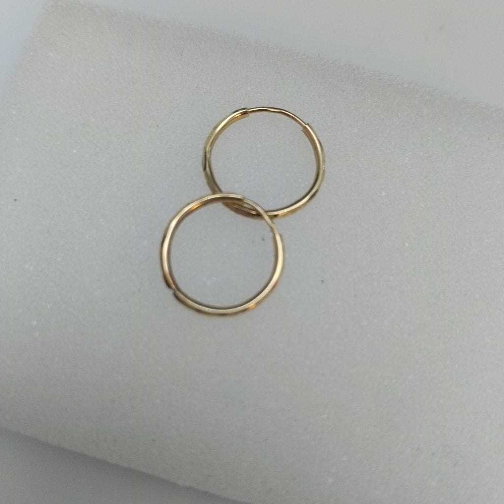 ARRACADAS PAR ORO 14 K 0.6 GRMS (SEMINUEVO)