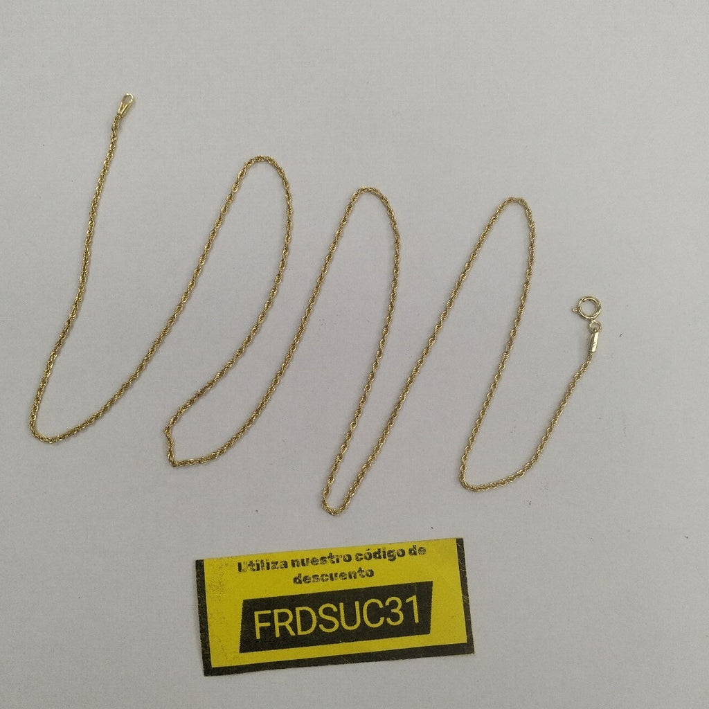 CADENA ORO 14 K 1,20 GRMS (SEMINUEVO)